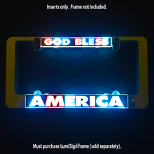 Load image into Gallery viewer, GOD BLESS AMERICA Inserts for LumiSign (Frame Not Included)
