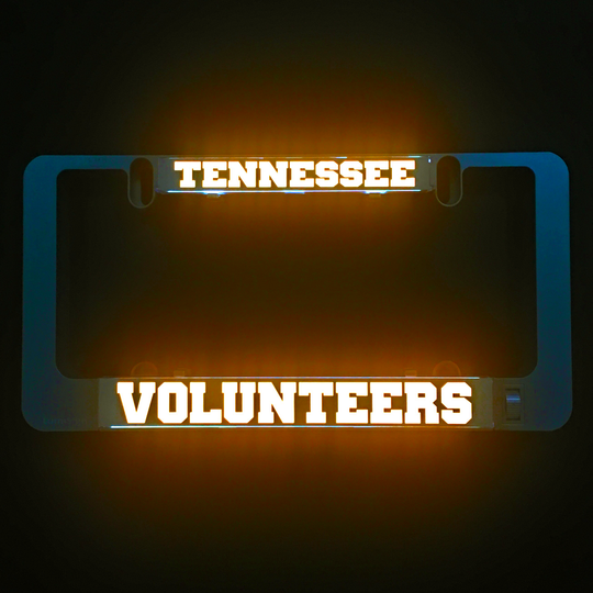 Tennessee Volunteers LumiSign insert with orange TENNESSEE and VOLUNTEERS lettering