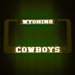 WYOMING COWBOYS LuminSign insert with Wyoming top and Cowboys bottom text