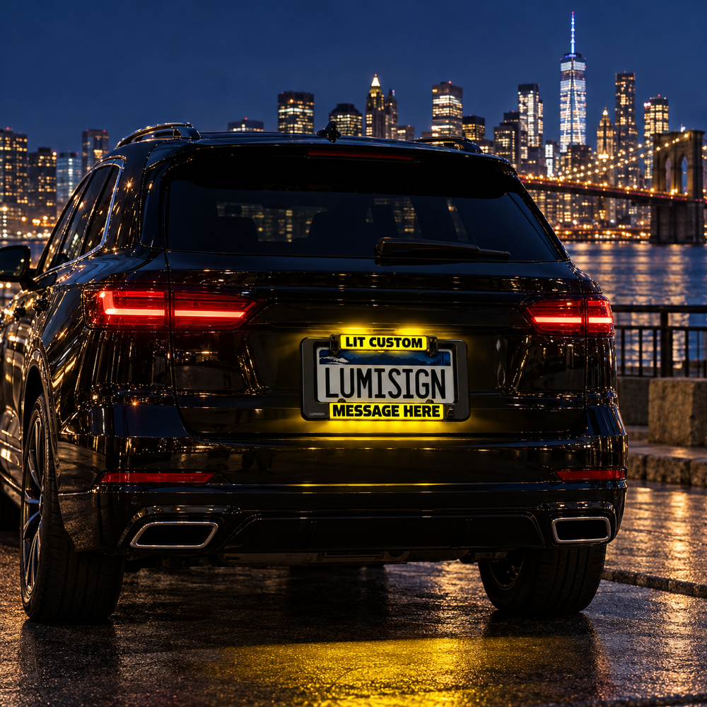 CUSTOM Yellow Inserts + LUMISIGN Frame (Bundle)