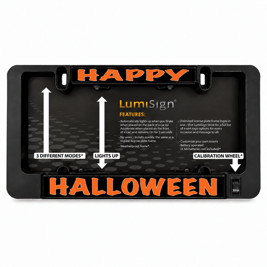 HAPPY HALLOWEEN Inserts + LUMISIGN Frame (Bundle)