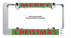 LumiSign Christmas light inserts in a frame holder, “CHRISTMAS” word insert visible