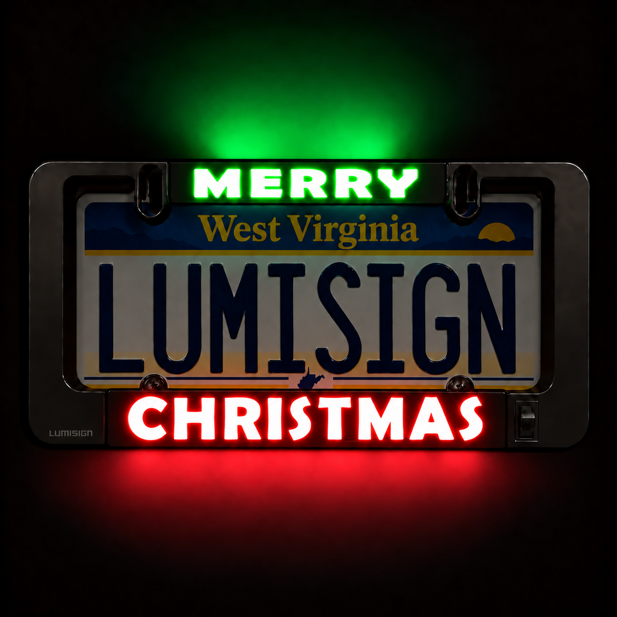 MERRY CHRISTMAS Inserts + LUMISIGN Frame (Bundle)