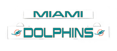 MIAMI DOLPHINS LumiSign insert with MIAMI and DOLPHINS logos