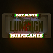Load image into Gallery viewer, MIAMI HURRICANES Inserts for LumiSign (Frame Not Included)
