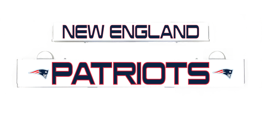 Patriots logo insert for LumiSign with New England text