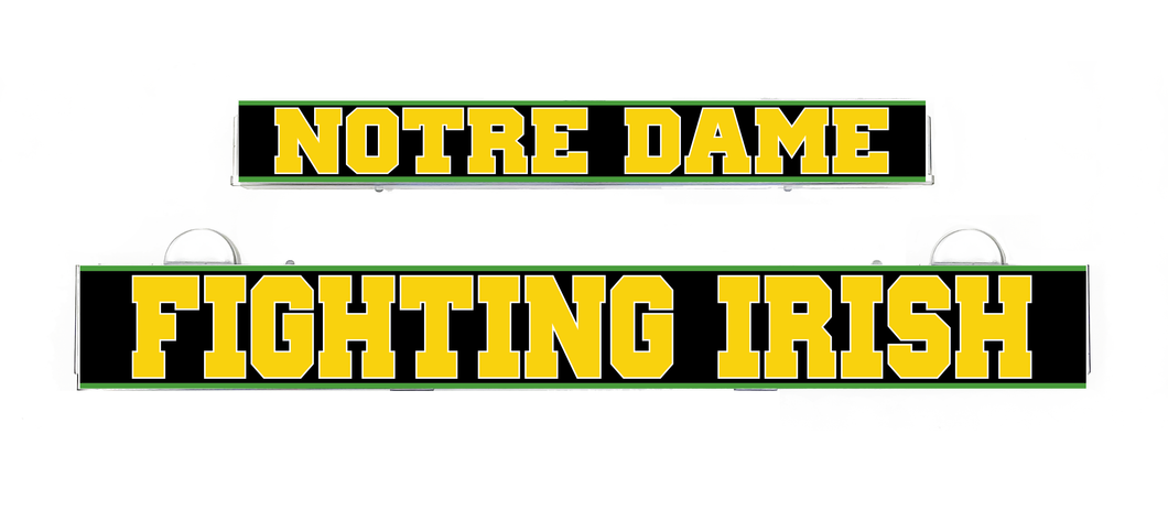 NOTRE DAME FIGHTING IRISH Inserts for LumiSign (Frame Not Included)