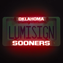 Load image into Gallery viewer, OKLAHOMA SOONERS Inserts for LumiSign (Frame Not Included)
