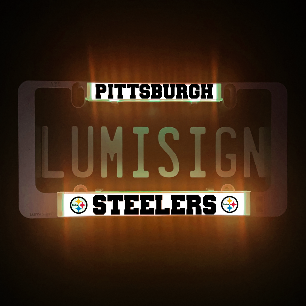 PITTSBURGH STEELERS Inserts + LUMISIGN Frame (Bundle)