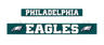Teal LumiSign insert with Philadelphia lettering and Eagles graphics