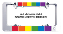 Load image into Gallery viewer, PRIDE RAINBOW Inserts for LumiSign (Frame Not Included)
