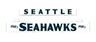 LumiSign Seahawks insert with “SEATTLE” and Seahawks logo