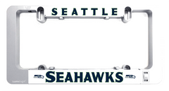 LumiSign Seahawks insert card with Seahawks logo on a white frame