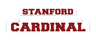 Cardinal inserts for LumiSign with STANFORD and CARDINAL text