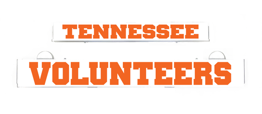 Tennessee Volunteers LumiSign insert with orange TENNESSEE and VOLUNTEERS lettering