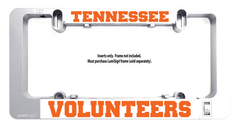 Tennessee Volunteers LumiSign insert showing orange TENNESSEE and VOLUNTEERS text