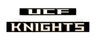 LumiSign insert strips with UCF Knights logo, black and gold lettering