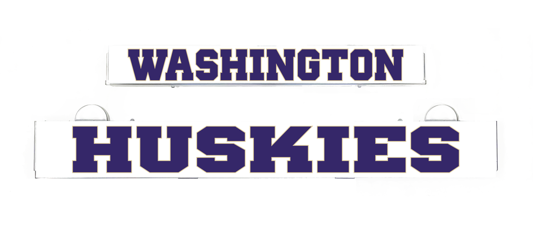Washington Huskies LumiSign insert with WASHINGTON and HUSKIES banners