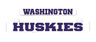 Washington Huskies LumiSign insert with WASHINGTON and HUSKIES banners