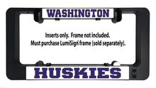Load image into Gallery viewer, WASHINGTON HUSKIES Inserts for LumiSign (Frame Not Included)
