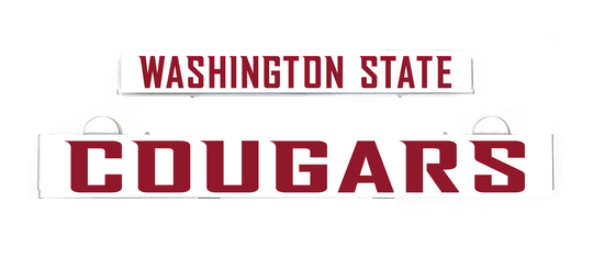 Washington State Cougars LumiSign insert with team text