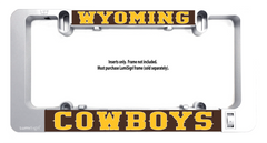 LuminSign insert with Wyoming and Cowboys banner text, frame not included